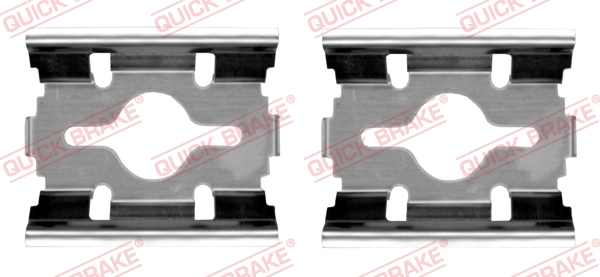 QUICK BRAKE Tilbehørssæt, skivebremsebelægning 1091657