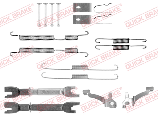 QUICK BRAKE Tilbehørssæt, bremsebakker 1050024s