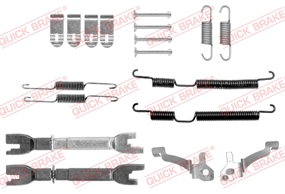 QUICK BRAKE Tilbehørssæt, bremsebakker 1050045s02