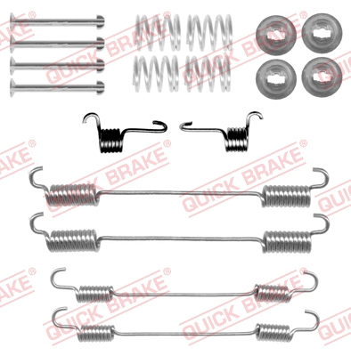 QUICK BRAKE Tilbehørssæt, bremsebakker 1050079