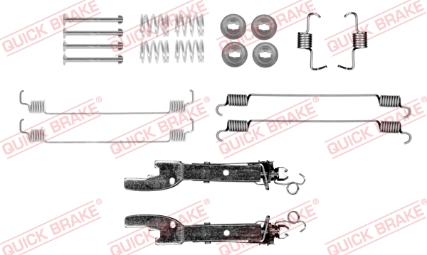 QUICK BRAKE Tilbehørssæt, bremsebakker 1050058s