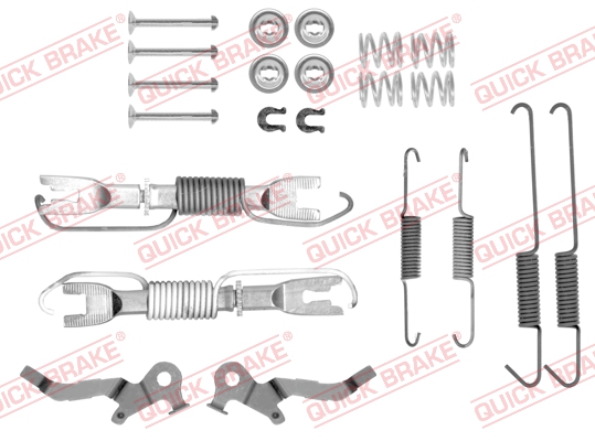 QUICK BRAKE Tilbehørssæt, bremsebakker 1050002s