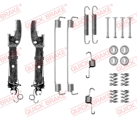 QUICK BRAKE Tilbehørssæt, bremsebakker 1050819s