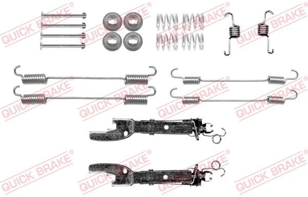 QUICK BRAKE Tilbehørssæt, bremsebakker 1050057s