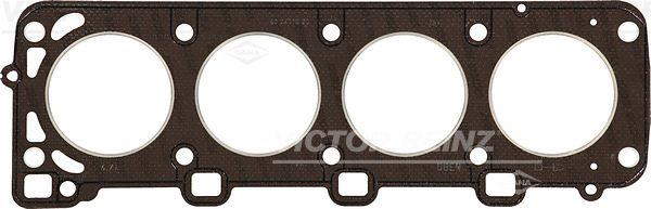 VICTOR REINZ Pakning, topstykke 612471020 til cylinder 1-4 for PORSCHE