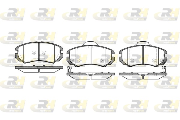 ROADHOUSE Bremseklodser 295302 foraksel for KIA HYUNDAI ALFAROME/FIAT/LANCI