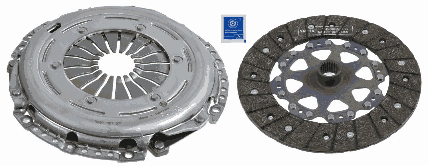 SACHS Koblingssæt 3000970078 for FORD