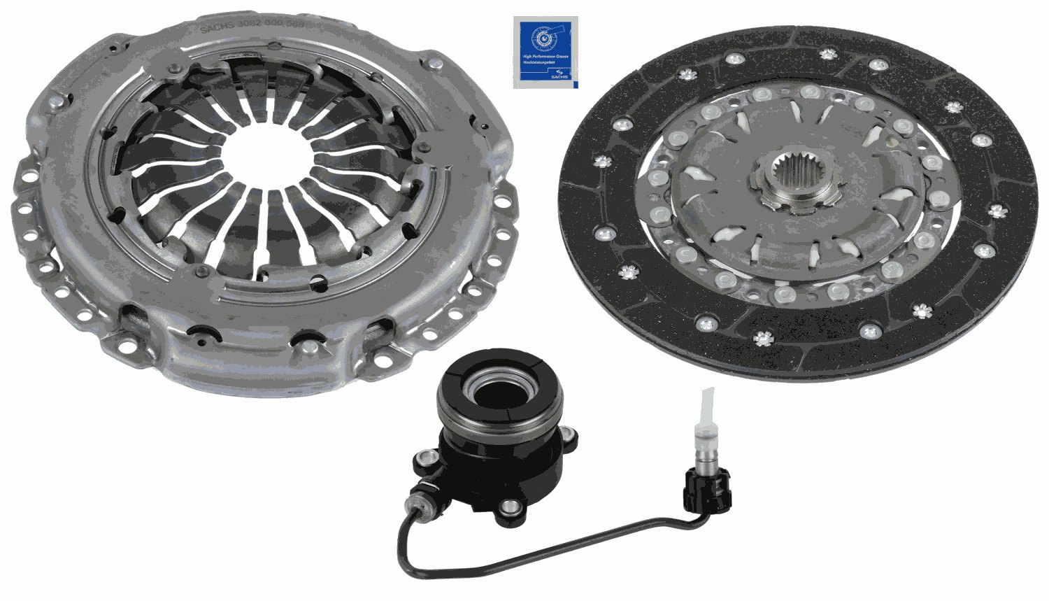 SACHS Koblingssæt 3000990526 for CHEVROLET GENERAL MOTORS VAUXHALL ABARTH OPEL CHEVROLET (SGM)