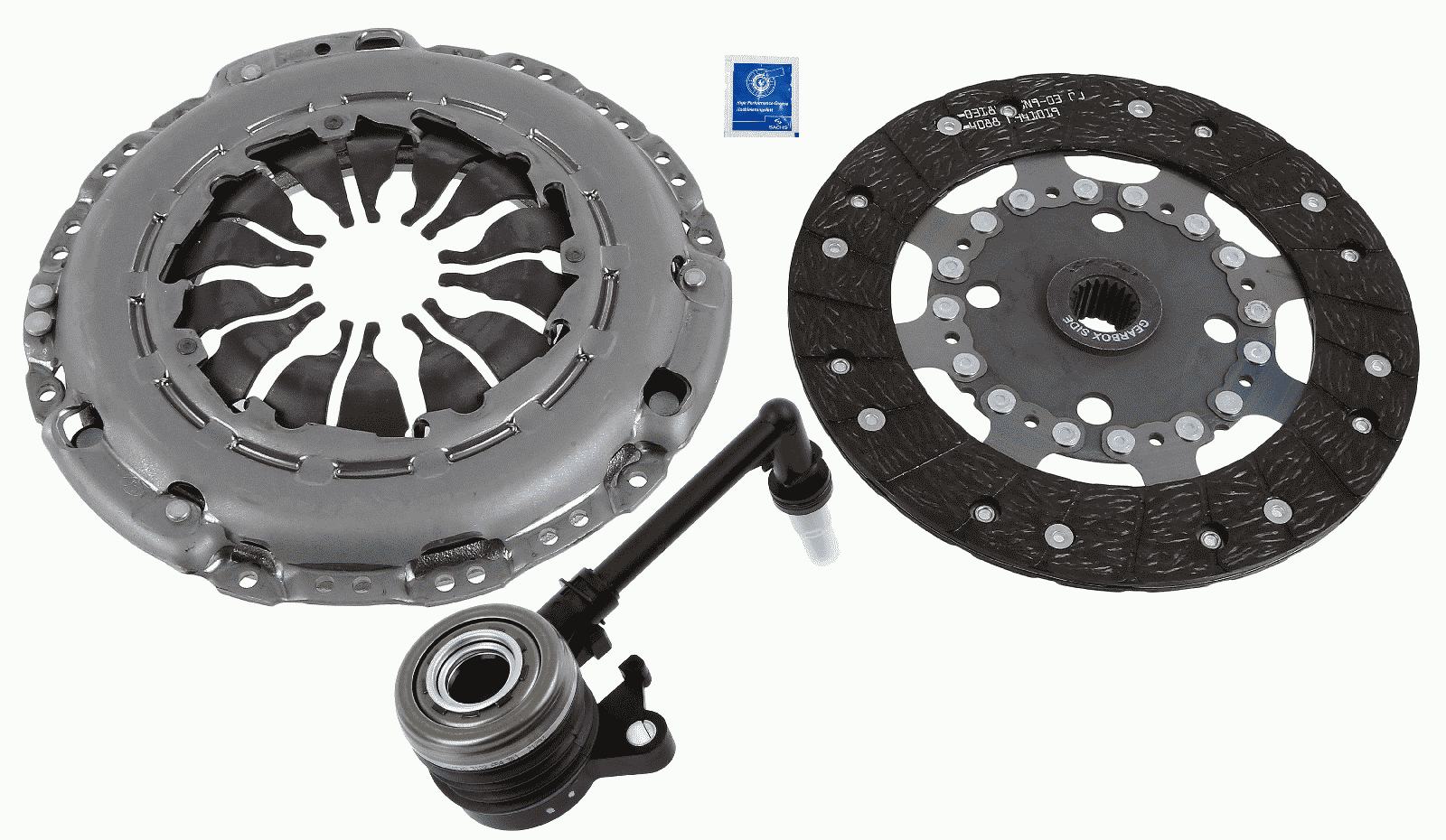 SACHS Koblingssæt 3000990550 for MERCEDES-BENZ NISSAN DATSUN RENAULT DACIA NISSAN (DFAC)