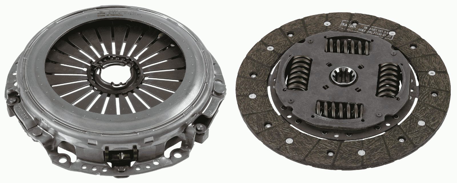 SACHS Koblingssæt 3400 700 551 for OPEL IVECO NISSAN RENAULT