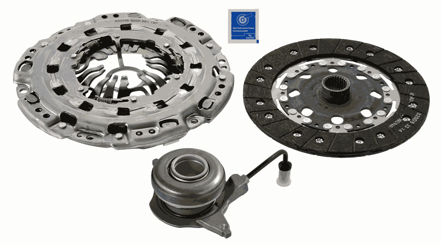 SACHS Koblingssæt 3000990161 for MERCEDES-BENZ