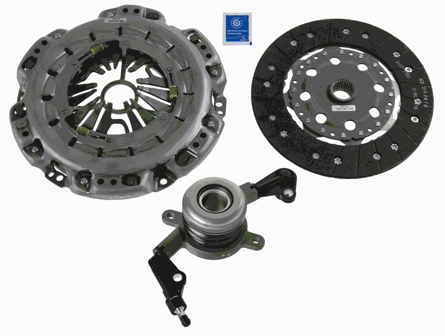 SACHS Koblingssæt 3000990173 for CHRYSLER MERCEDES-BENZ VW HYUNDAI