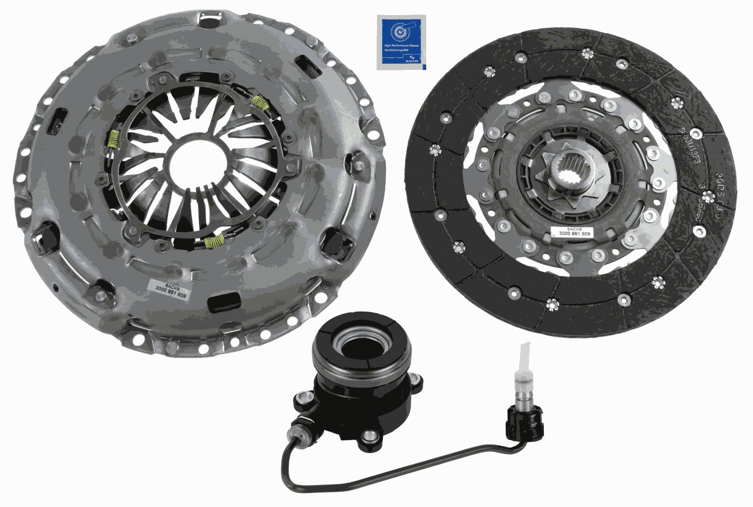 SACHS Koblingssæt 3000990174 for VAUXHALL CHEVROLET ABARTH OPEL
