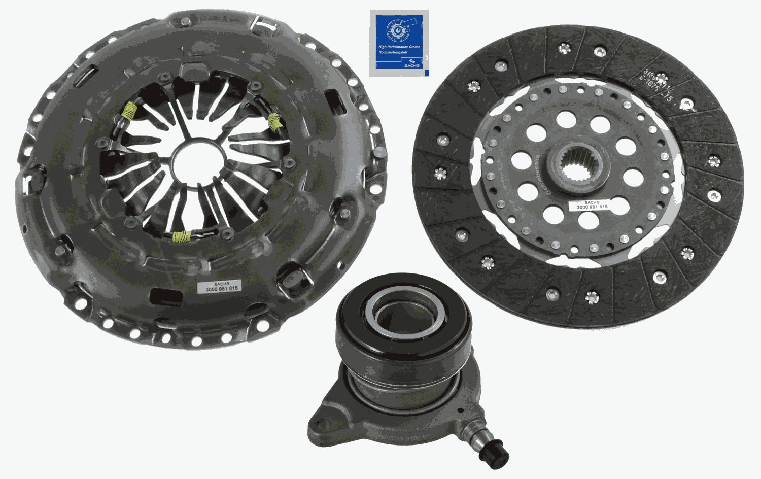 SACHS Koblingssæt 3000990184 for FORD VOLVO