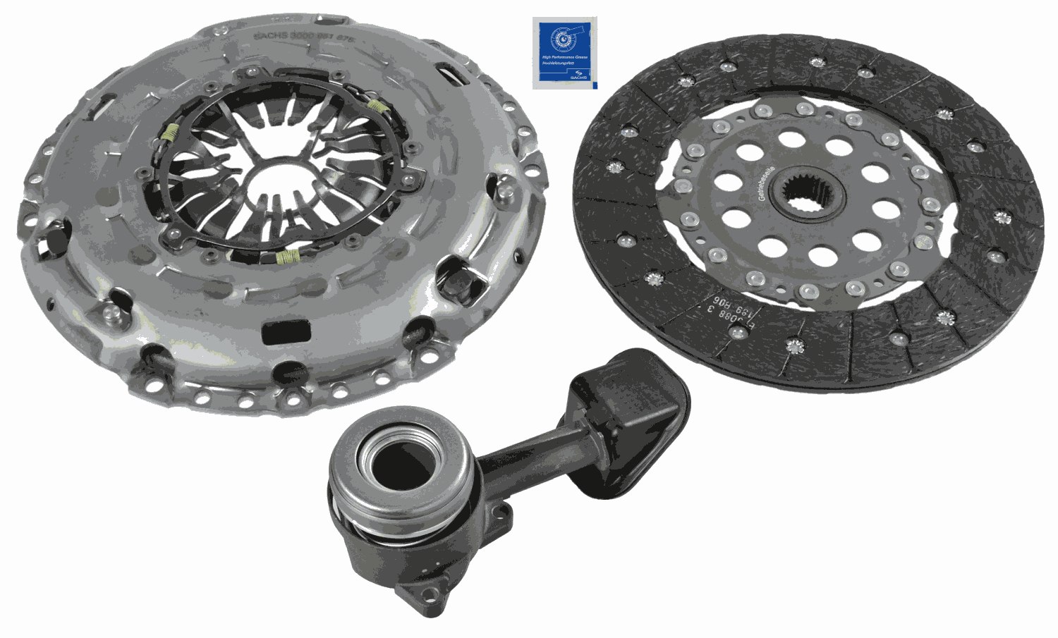 SACHS Koblingssæt 3000990216 for FORD