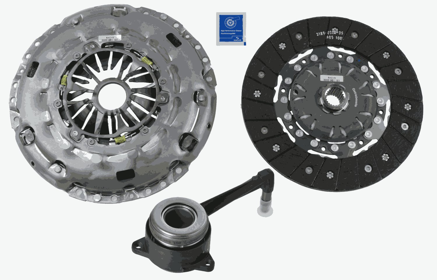 SACHS Koblingssæt 3000990248 for VW AUDI