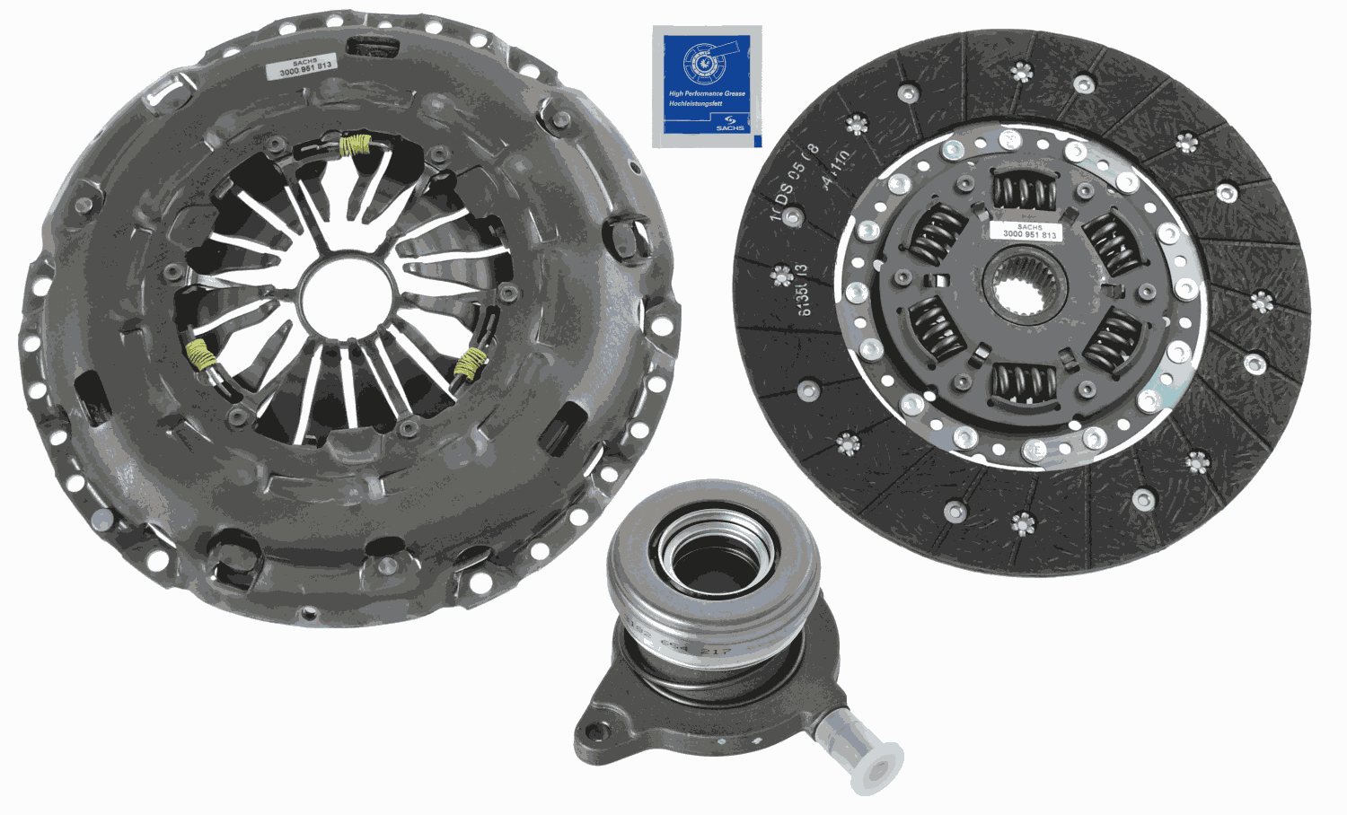 SACHS Koblingssæt 3000990242 for FORD VOLVO LAND ROVER