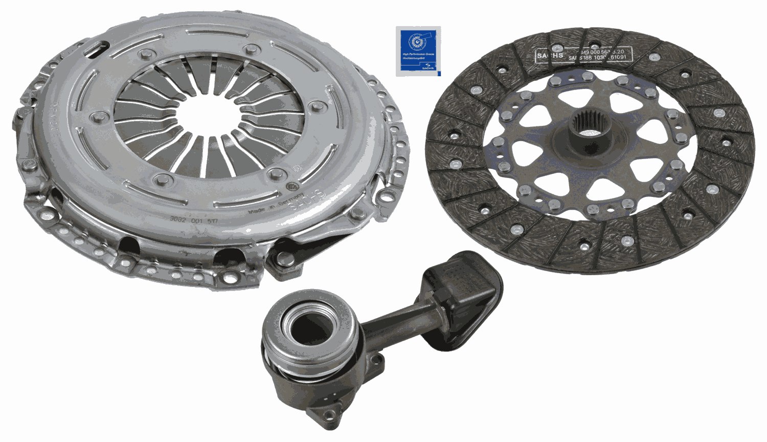 SACHS Koblingssæt 3000990338 for FORD