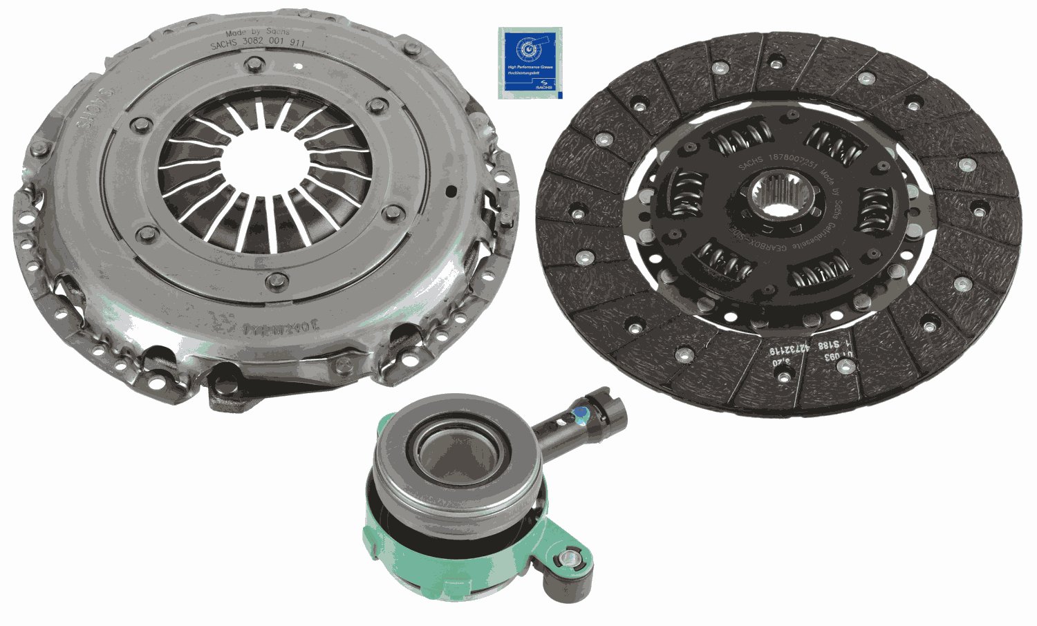 SACHS Koblingssæt 3000990401 for PEUGEOT JEEP FIAT CITROËN MITSUBISHI