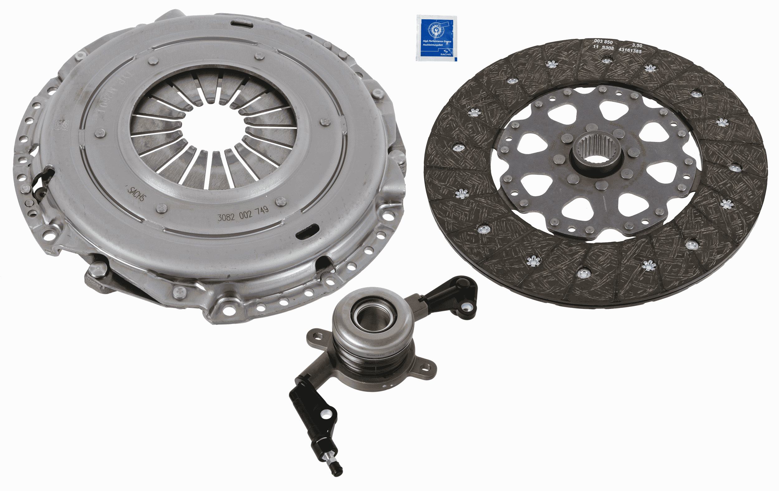 SACHS Koblingssæt 3000990601 for MERCEDES-BENZ CHRYSLER VW HYUNDAI