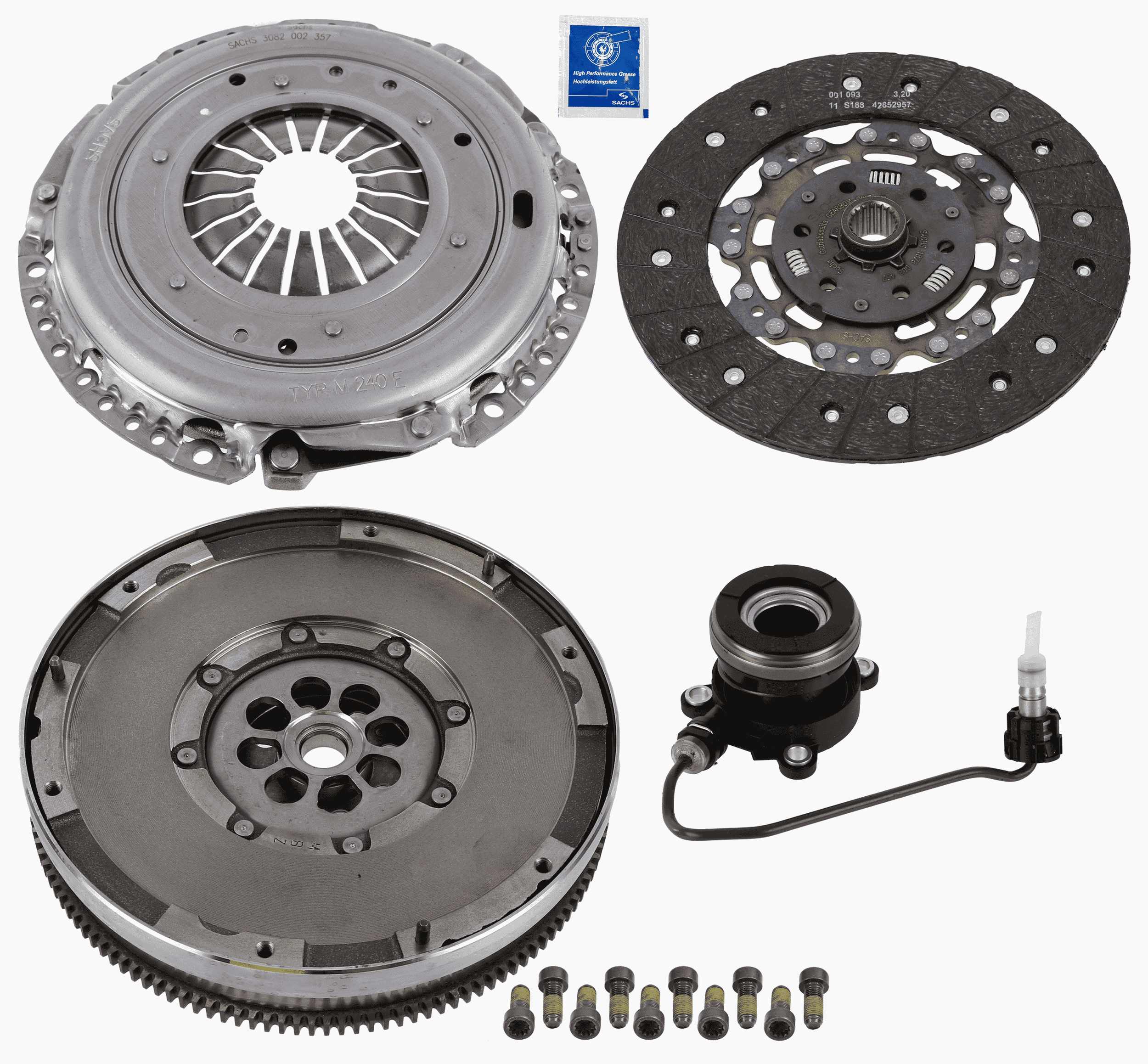 SACHS Koblingssæt 2290601193 for VAUXHALL GENERAL MOTORS CHEVROLET FORD LYNK & CO ABARTH OPEL