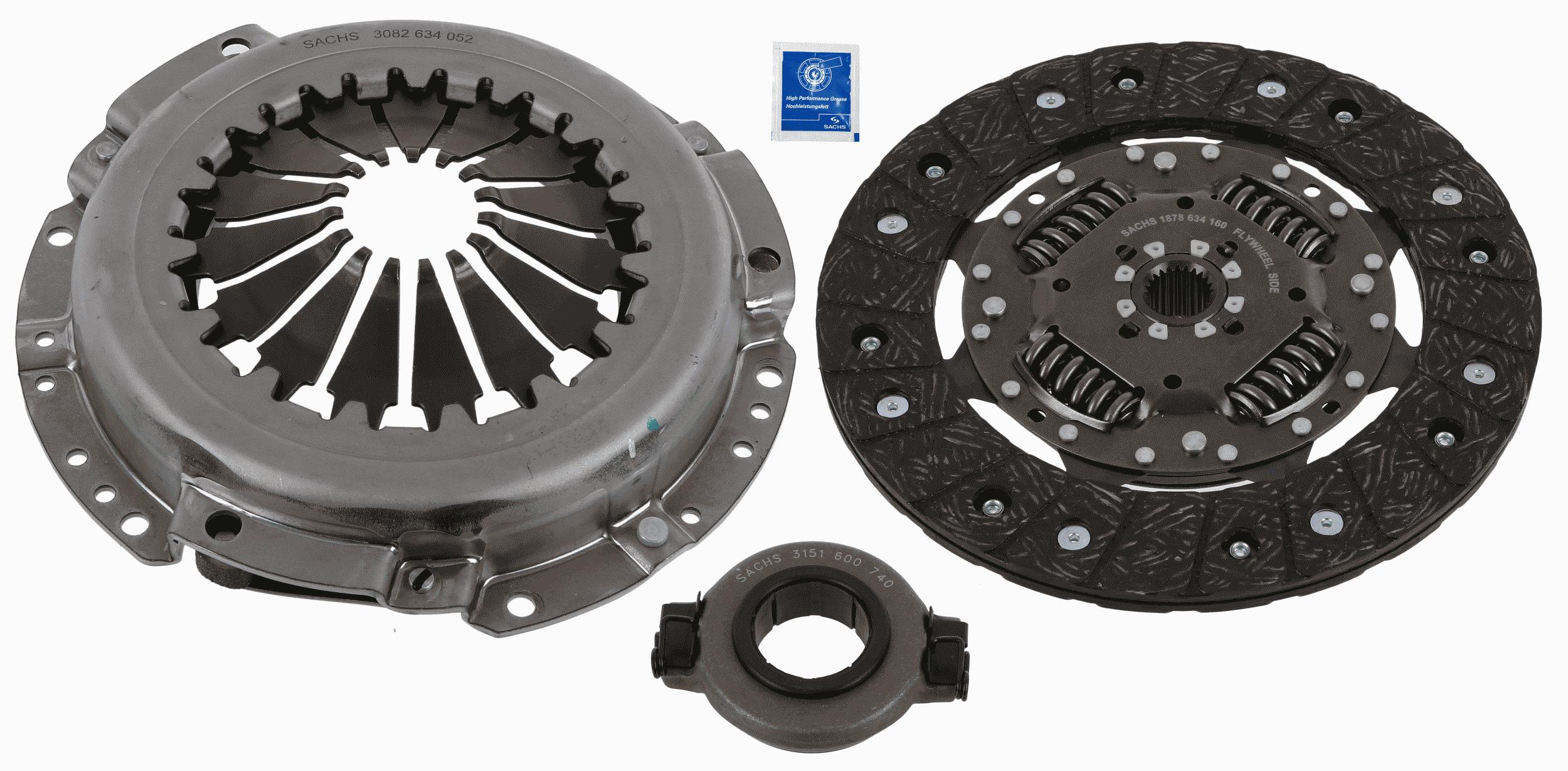 SACHS Koblingssæt 3000 951 650 for RAPID VW AUDI VW (SVW) PORSCHE