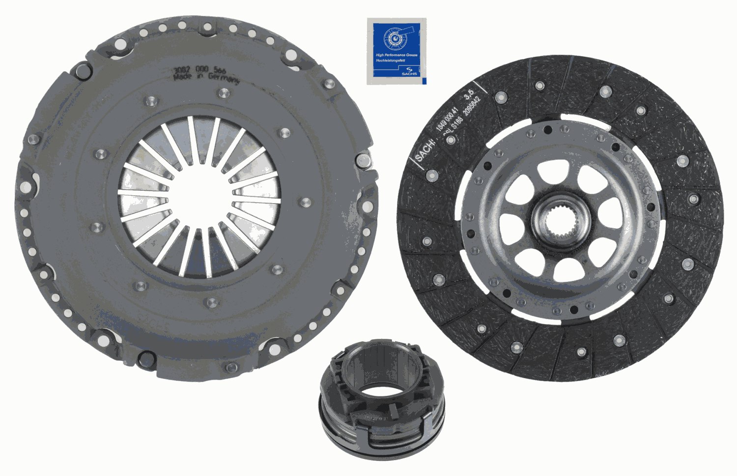 SACHS Koblingssæt 3000951034 for FORD AUSTRALIA FORD VW VW (SVW) AUDI (FAW) MAZDA PORSCHE