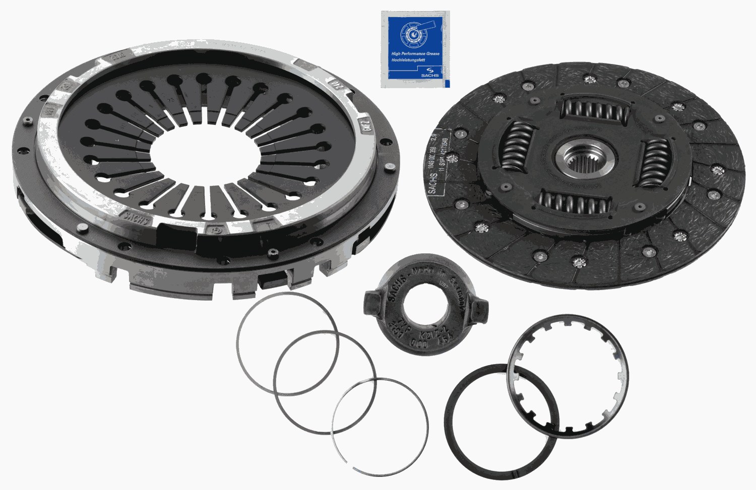 SACHS Koblingssæt 3000951025 for PORSCHE