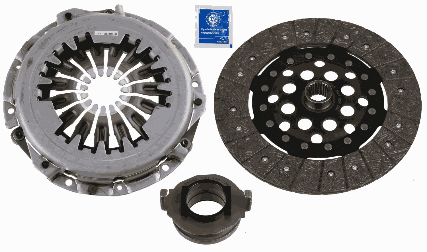 SACHS Koblingssæt 3000954043 for FORD ASIA & OCEANIA FORD MAZDA MAZDA (CHANGAN) ASIA MOTORS KIA