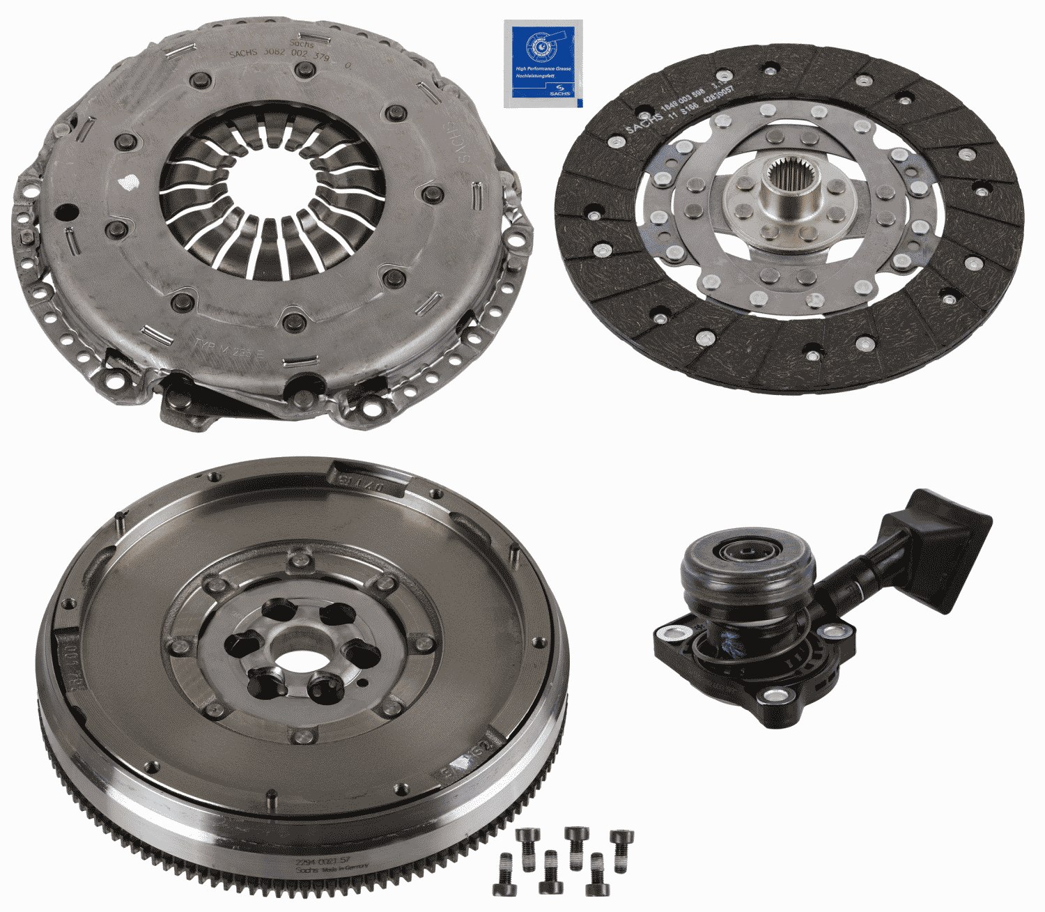 SACHS Koblingssæt 2290601219 for DS VAUXHALL OPEL PEUGEOT TOYOTA