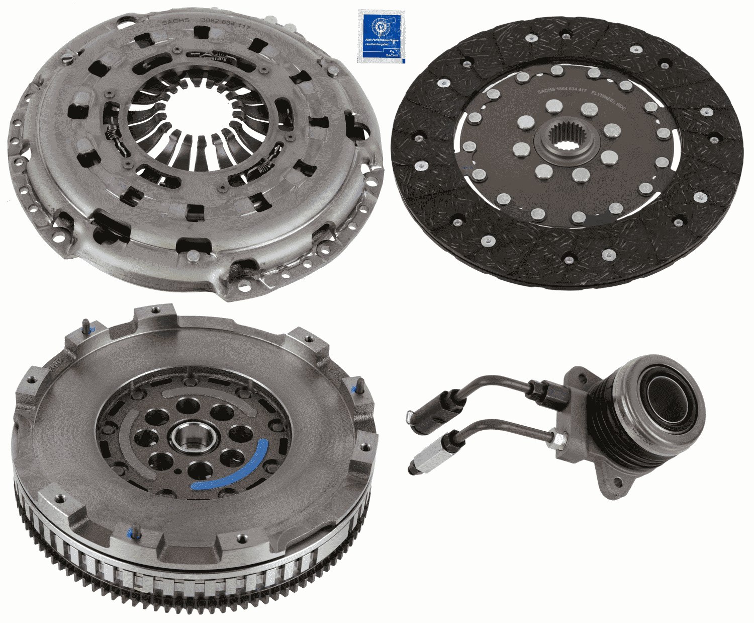 SACHS Koblingssæt 2290 601 206 for KIA