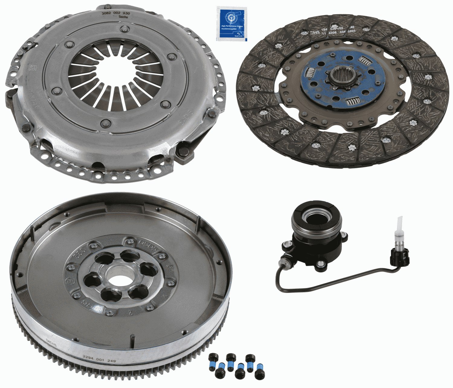 SACHS Koblingssæt 2290 601 262 for VAUXHALL CHEVROLET GENERAL MOTORS ALFA ROMEO ABARTH JEEP OPEL