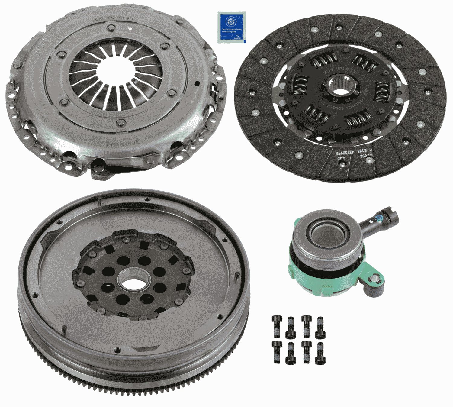 SACHS Koblingssæt 2290601237 for CITROËN PEUGEOT FORD USA OPEL MITSUBISHI CHRYSLER FORD JEEP FIAT LANCIA LAND ROVER