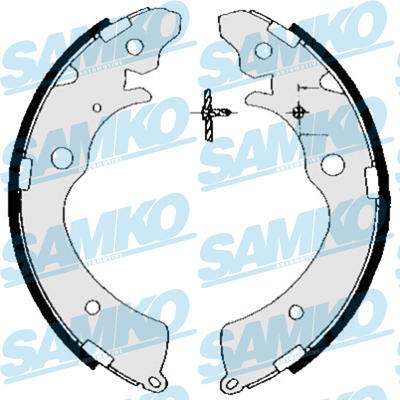 SAMKO Bremsebakkesæt 85690 for HONDA MAZDA SUZUKI