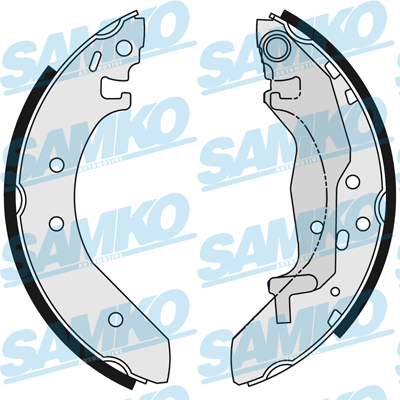 SAMKO Bremsebakkesæt 86040 for ROVER HONDA