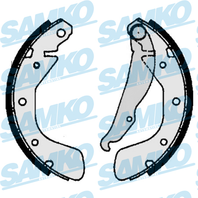 SAMKO Bremsebakkesæt 86790 for OPEL VAUXHALL CHEVROLET