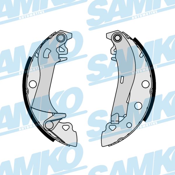 SAMKO Bremsebakkesæt 80720 for FIAT SEAT DACIA