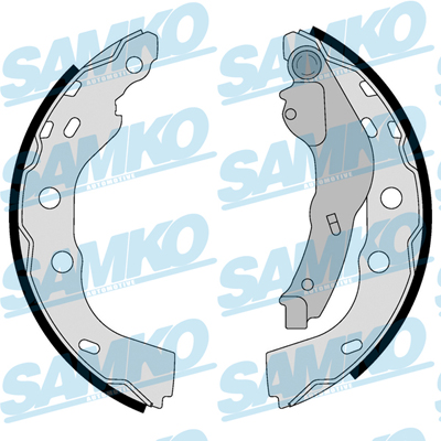 SAMKO Bremsebakkesæt 81071 for SUBARU SUZUKI