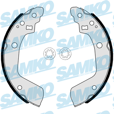 SAMKO Bremsebakkesæt 81121 for SUZUKI