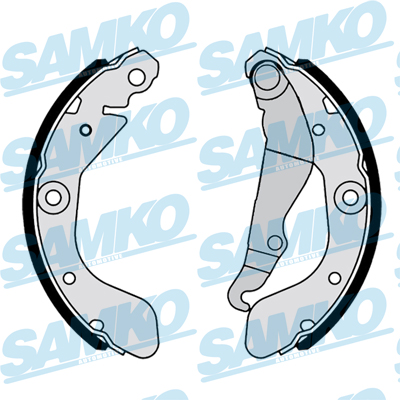 SAMKO Bremsebakkesæt 81168 for CHEVROLET