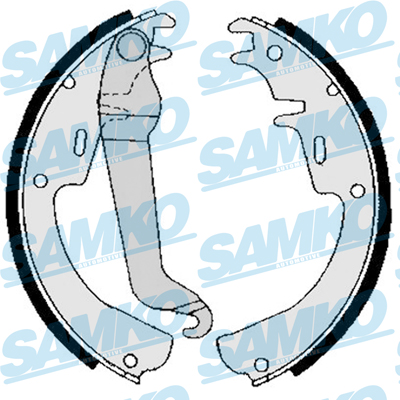 SAMKO Bremsebakkesæt 82540 for OPEL VAUXHALL