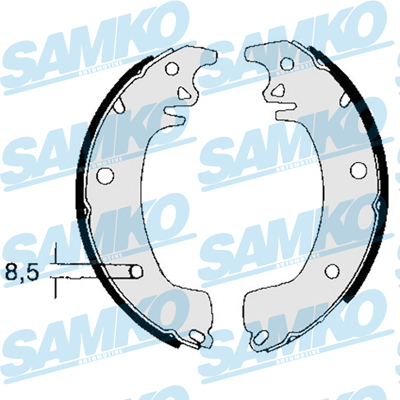 SAMKO Bremsebakkesæt 83130 for RENAULT
