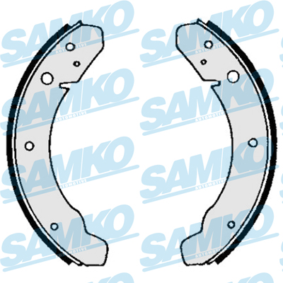 SAMKO Bremsebakkesæt 83890 for VW PORSCHE