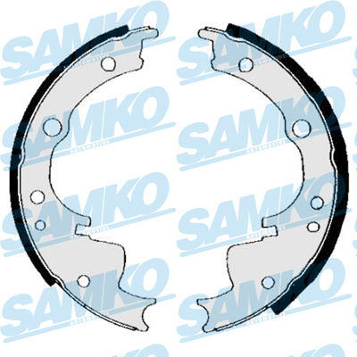 SAMKO Bremsebakkesæt 84330 for IVECO ALFA ROMEO