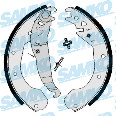 SAMKO Bremsebakkesæt 84650 for OPEL VAUXHALL