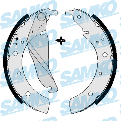 SAMKO Bremsebakkesæt 84680 for BMW