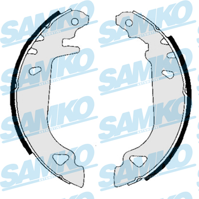 SAMKO Bremsebakkesæt 84780 for ZASTAVA FIAT