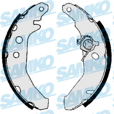 SAMKO Bremsebakkesæt 85740 for FORD