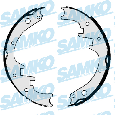 SAMKO Bremsebakkesæt 86010 for JEEP FIAT