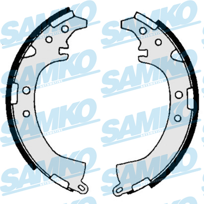 SAMKO Bremsebakkesæt 86680 for TOYOTA
